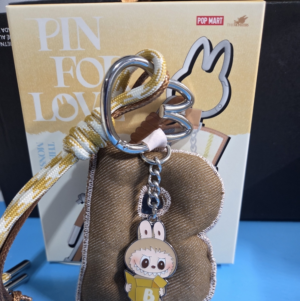 Pin for Love Letter B Keychain Pendant